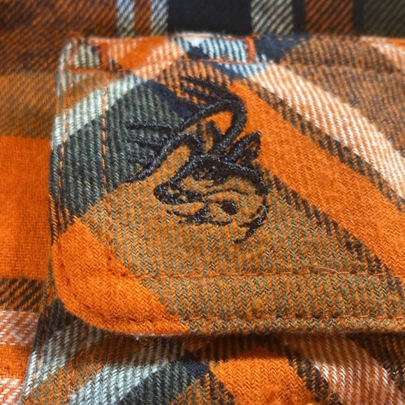 Legendary Whitetails Maplewood Hooded Flannel Shirt Jacket Tomahawk Plaid Sz LT - Picture 5 of 10